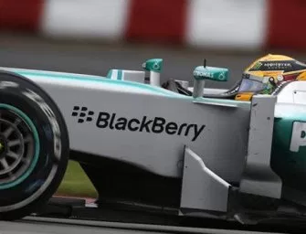 BlackBerry et MERCEDES AMG PETRONAS dans les rues de Montréal au Grand Prix du Canada