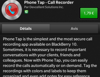 Gardez une trace de vos appels avec Phone Tap – Call Recorder