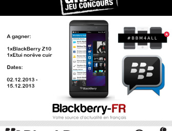 CONCOURS: Un BlackBerry Z10 ET un Etui Noreve à gagner!